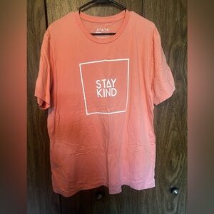 Coral 2XL Stay Kind tshirt
